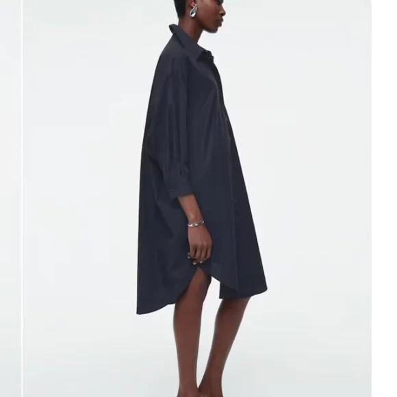 cos midi shirt dress BELTED MIDI SHIRT DRESS